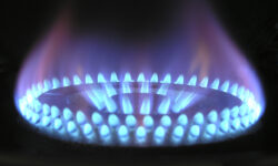 fiamma di un fornello a gas