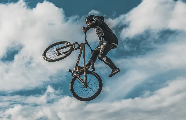 bici acrobazie