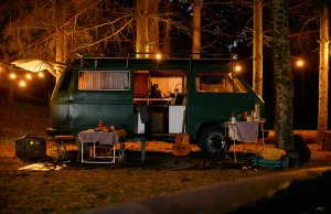 camper di notte