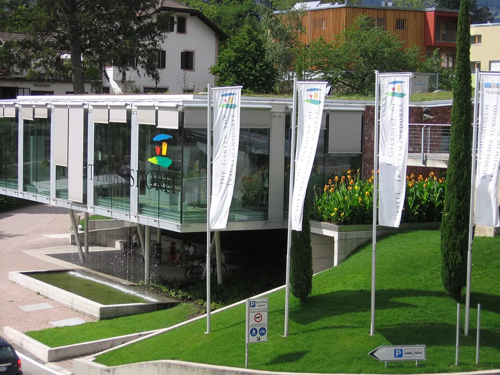 Il Touriseum nel Parco del Castello di Trauttmansdorff a Merano