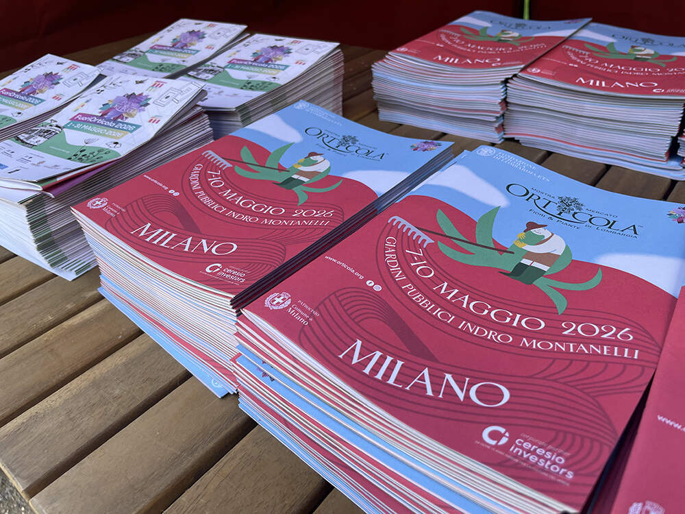Il catalogo di Orticola è gratuito per tutti i visitatori
